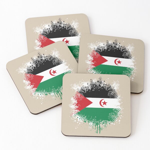 Item preview, Flag of Western Sahara - Splat designed and sold by pixelinga.
