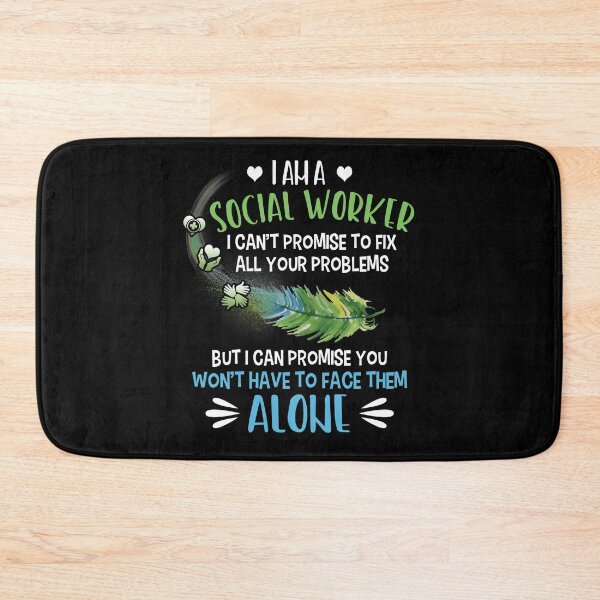 Item preview, Meaningful Social Worker Gift - I Promise You Won't Face Your Problems Alone - Social Work designed and sold by kntranhoang.