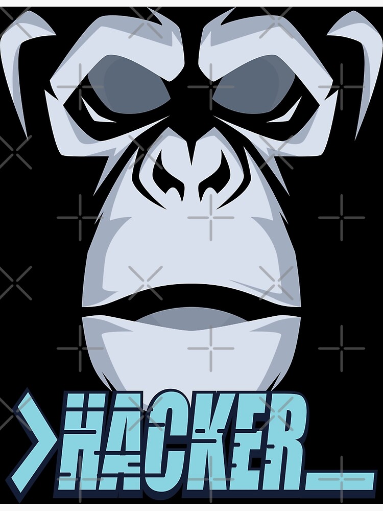 “Gorilla Hacker No More Games” Poster for Sale by ProjectX23 | Redbubble