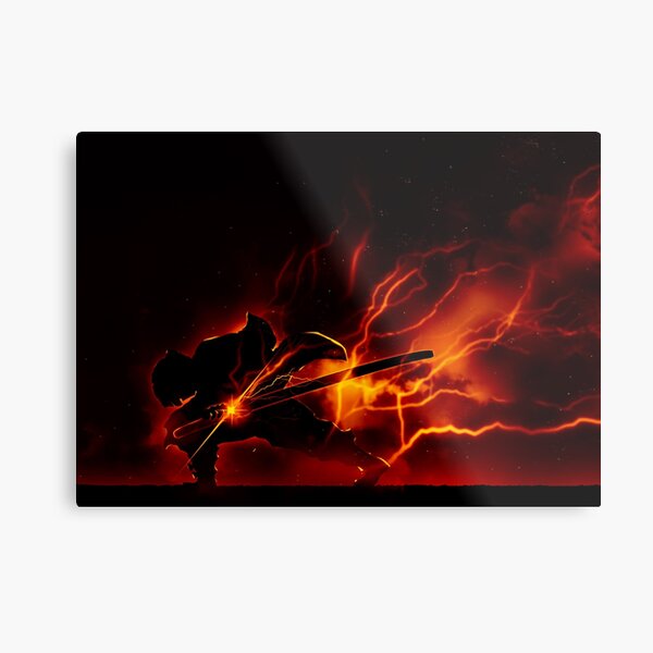 Kimetsu No Yaiba Metal Print
