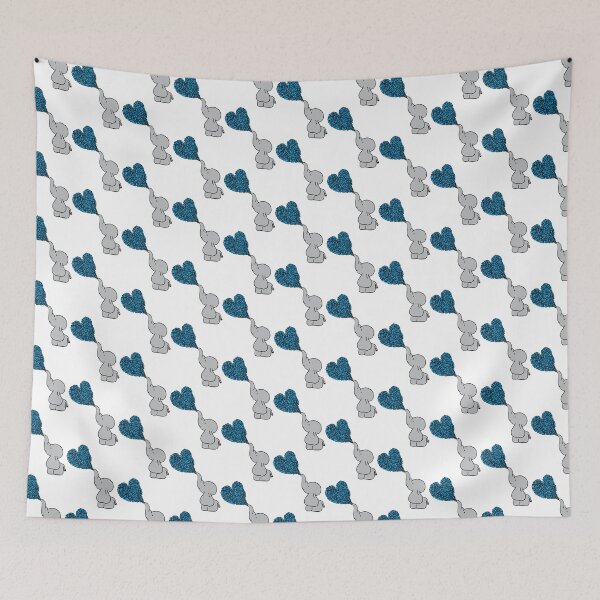 Item preview, Baby Blue Elephant Love  designed and sold by suerussoart.