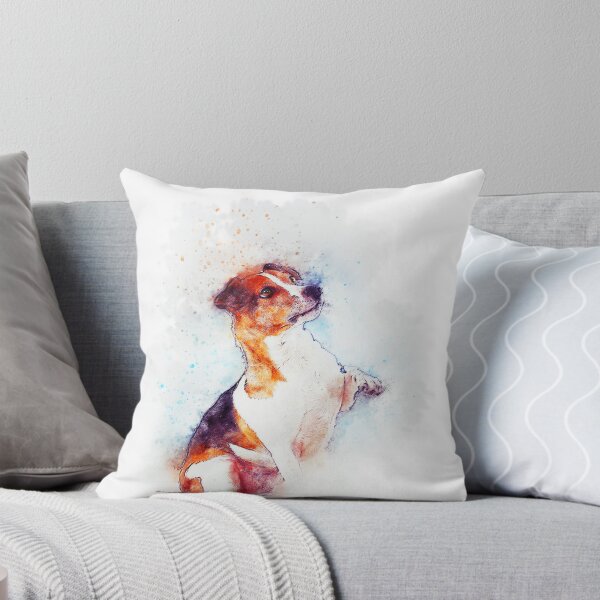 Item preview, Watercolor Jack Russell Handshake designed and sold by Tej2point0.