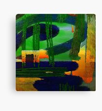Abstrakte Landschaft Canvas Print