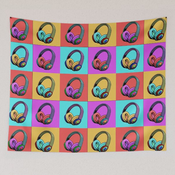 Item preview, Andy Warhol DJ music lovers headphone AKG N0:1 designed and sold by Studio Bako.