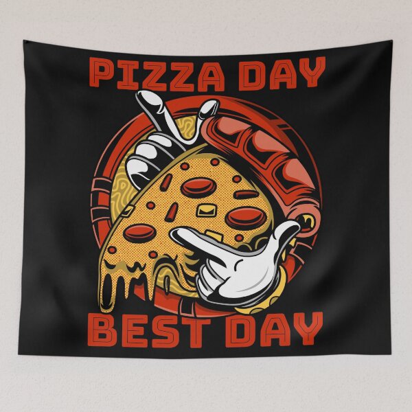 Item preview, Pizza Day, Best Day - Pizza Slice - Pizza lover - Pizza Party designed and sold by Nora's Designs and Graphics.