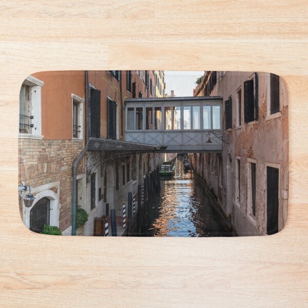 Item preview, Classic Venetian - Elegant Covered Bridge and Canalside Palazzo Entrance designed and sold by Georgia Mizuleva.