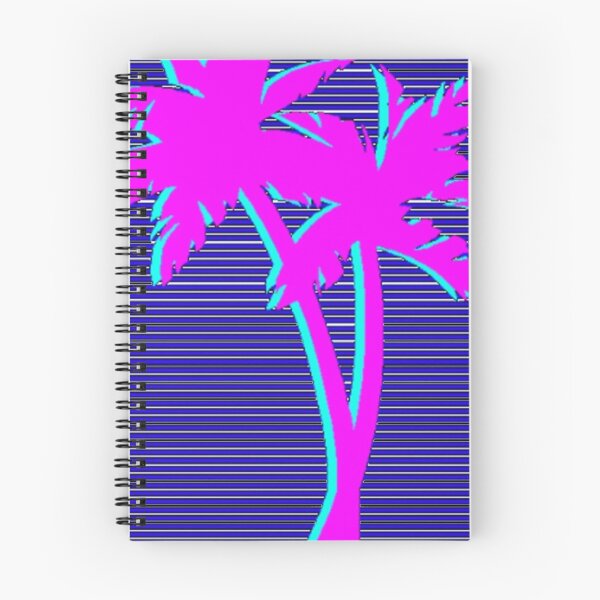 Item preview, Vaporwave Palm Trees designed and sold by Flakey-.