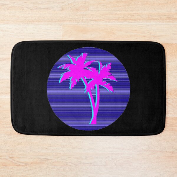 Item preview, Vaporwave Palm Trees designed and sold by Flakey-.