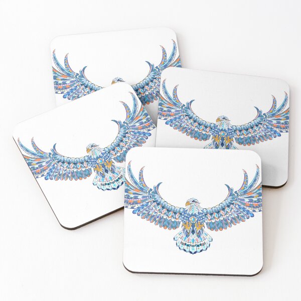 Item preview, Mandala Eagle Geometric Patterned Bird designed and sold by kenix73.