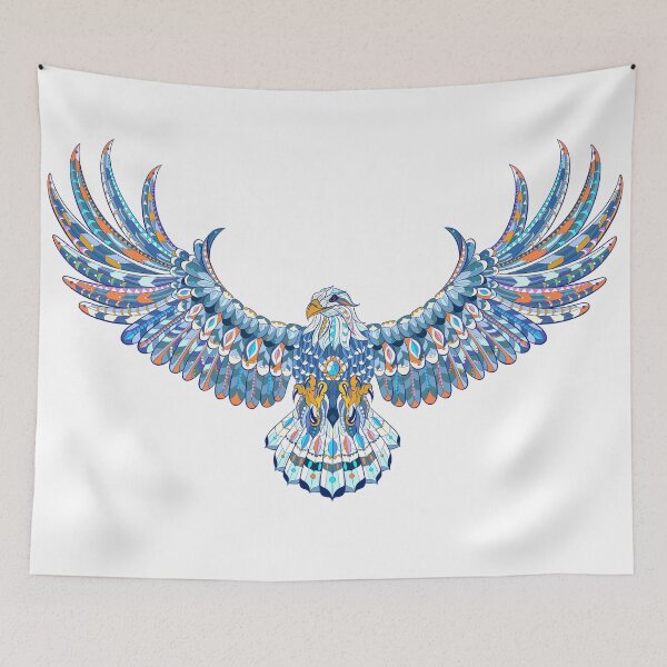 Item preview, Mandala Eagle Geometric Patterned Bird designed and sold by kenix73.