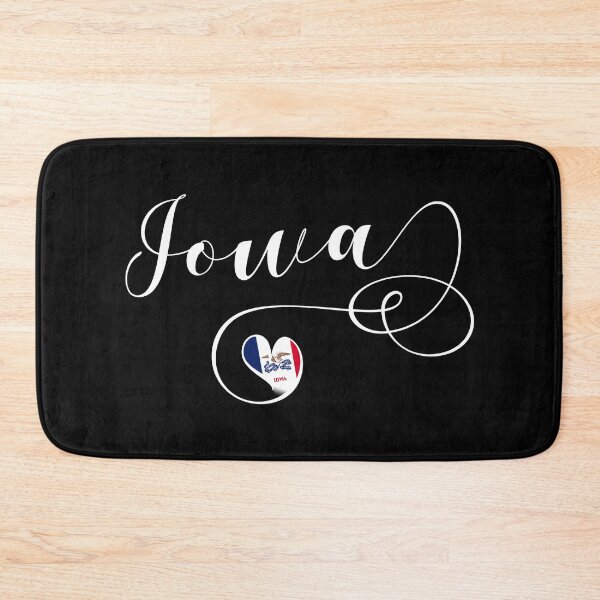 Item preview, Iowa State Flag Heart, Love Iowa designed and sold by Celticana.