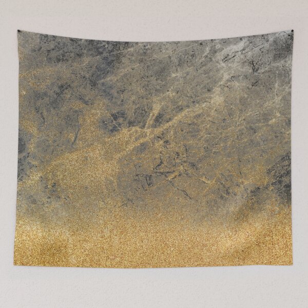 Item preview, Gold Glitter Into Mid Marble designed and sold by Tej2point0.