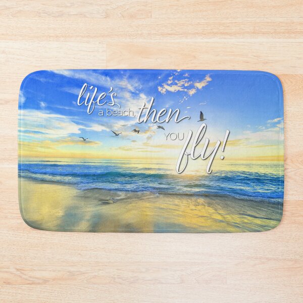 Item preview, Life’s a beach, then you fly! designed and sold by Tej2point0.