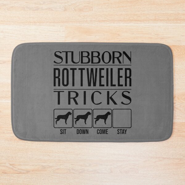 Item preview, Funny Rottweiler Design: Stubborn Rottweiler Tricks / Stubborn Dog Tricks, funny gift idea designed and sold by HEJAshirts.