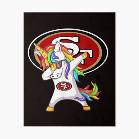 patrick unicorn dabbing football team sanfrancisco 49er t shirt