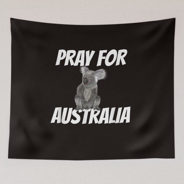 Item preview, pray for australia for men and women support t shirt 333 designed and sold by wfbkcef.