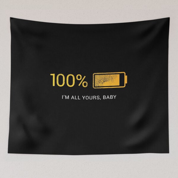 Item preview, Funny Valentines I'm All Yours Baby 100%  designed and sold by kolbasound.