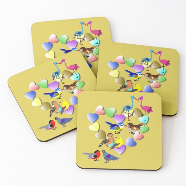 Item preview, i love you kissing birds designed and sold by busurman.