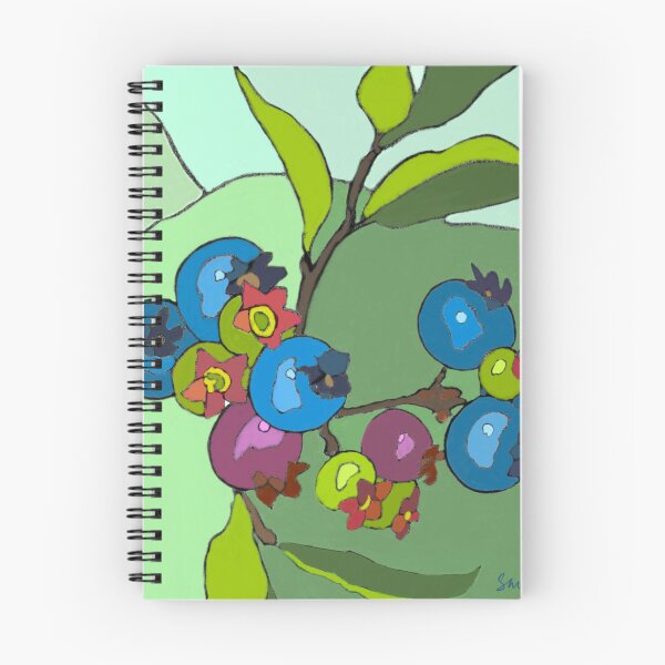 Item preview, blueberries two designed and sold by sarahmbruce.