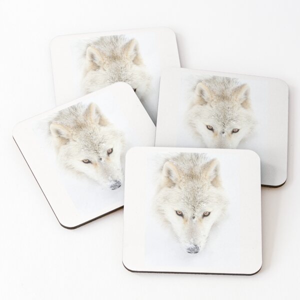 Item preview, Arctic Wolf headshot designed and sold by James Cumming.