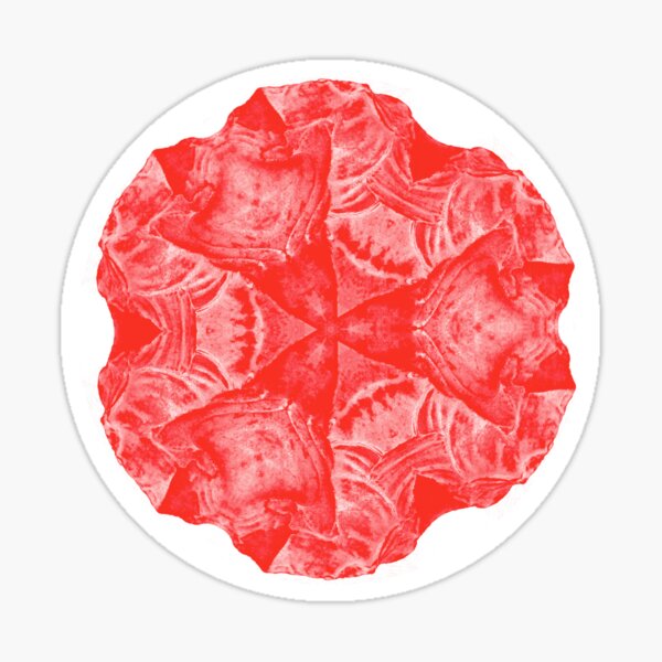 Red crystal Sticker