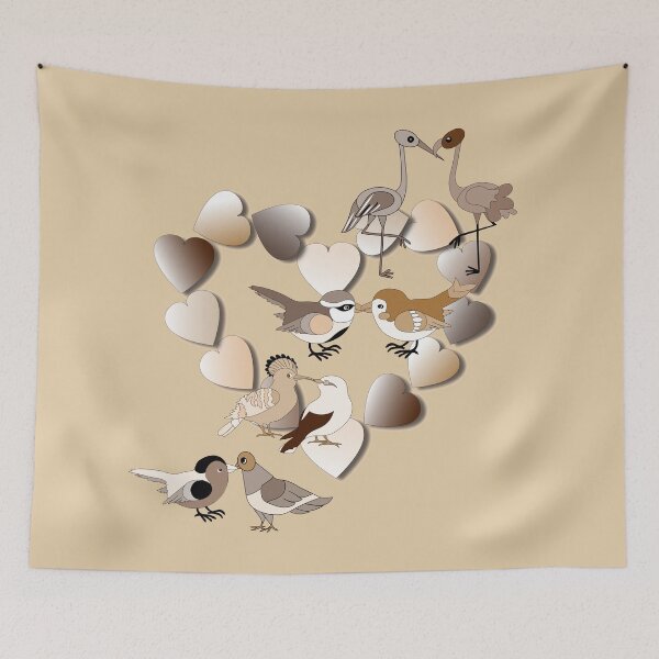 Item preview, i love you kissing birds designed and sold by busurman.