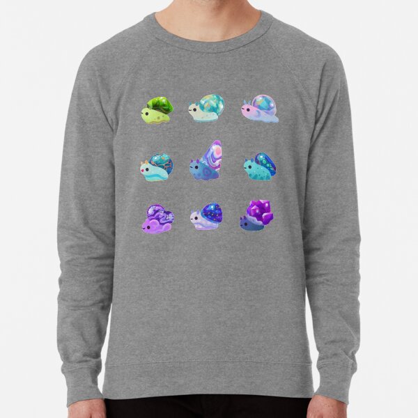 Jewel Snail - pastel Lightweight Sweatshirt