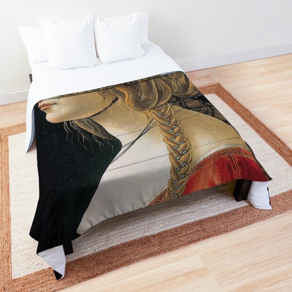 Portrait of Simonetta Vespucci by Sandro Botticelli Comforter