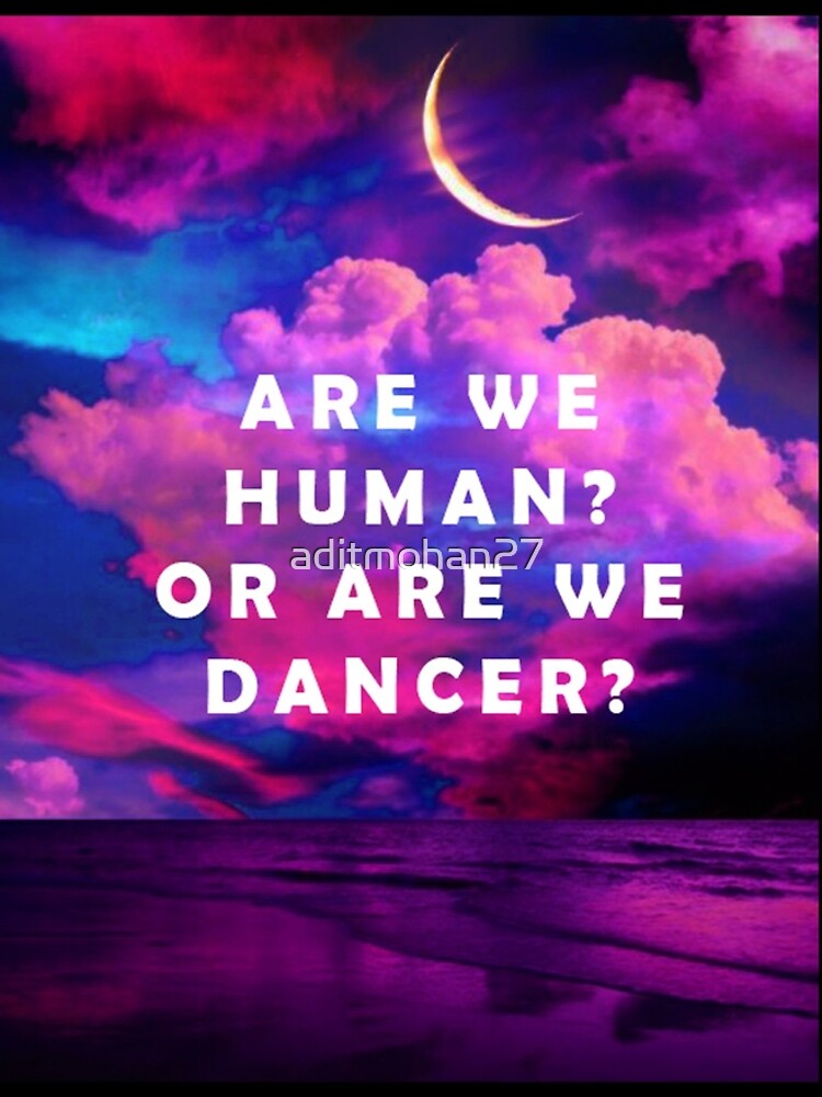 are-we-human-or-are-we-dancer-the-killers-design-graphic-t-shirt