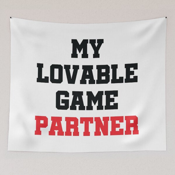 Item preview, My Lovable Game Partner designed and sold by VectorPB.