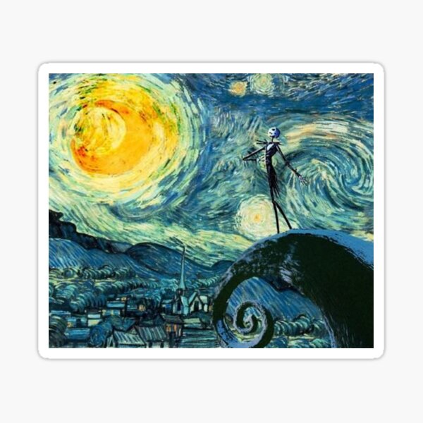 Item preview, The Starry Night - Nightmare before Christmas designed and sold by Acolytecs.