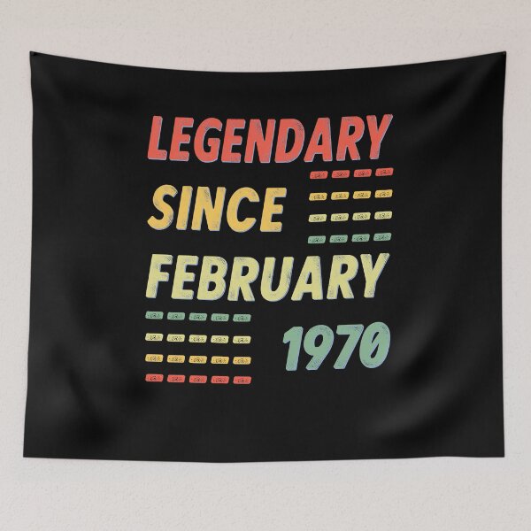 Item preview, 50th birthday February 1970. Born - vintage 1970 gift for birthday designed and sold by Dubbra.
