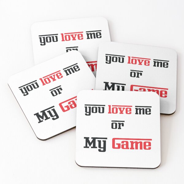 Item preview, You Love Me or My Game designed and sold by VectorPB.