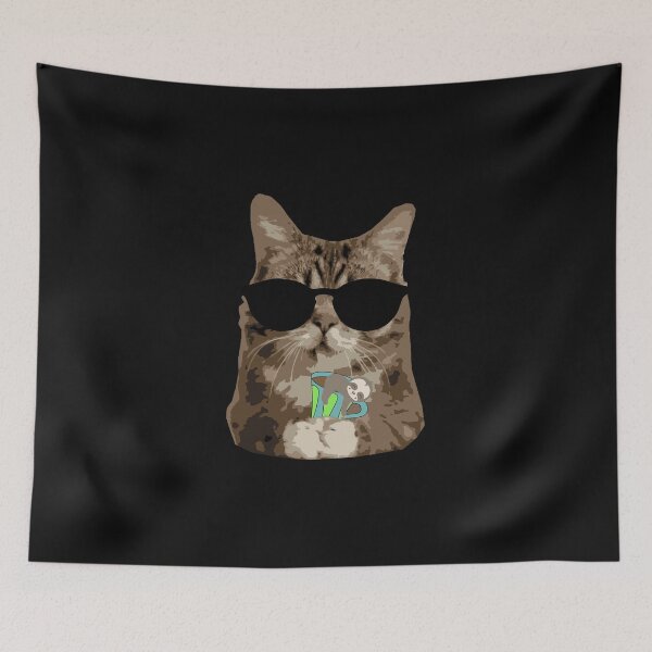 Item preview,  Cat cool with drink and sloth designed and sold by kreawusel-bin.