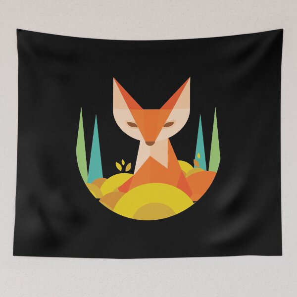 Item preview, Geometric Fox Illustration designed and sold by FFelder.