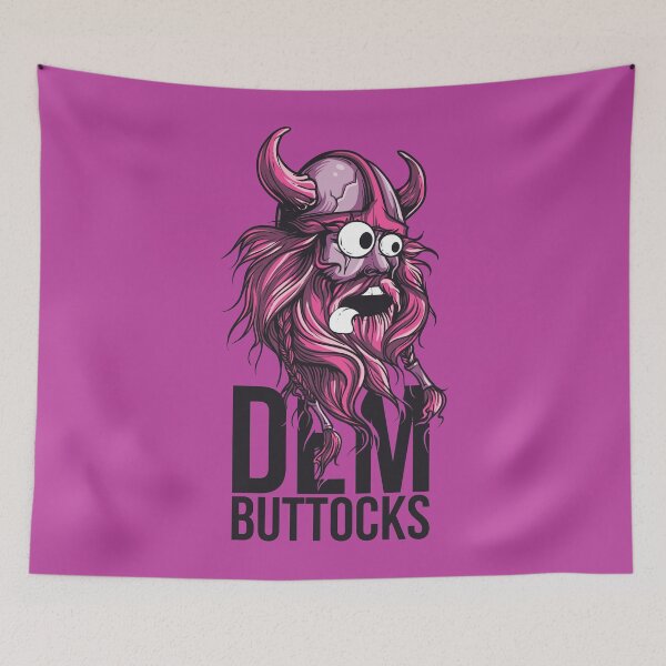 Item preview, Dem Buttocks Pink Beard Viking designed and sold by aventi24.
