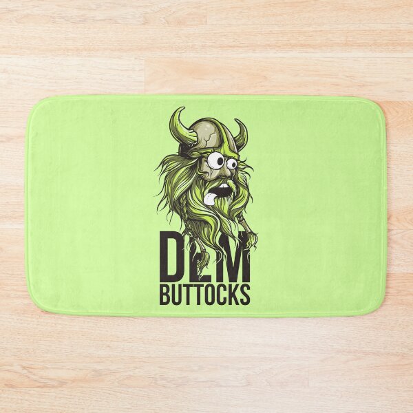 Item preview, Dem Buttocks Lime Green Beard Viking designed and sold by aventi24.