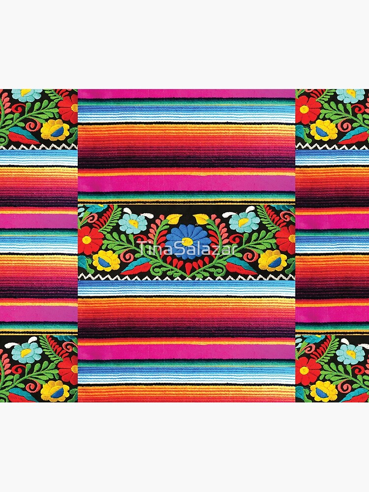 Serape and Flowers by TinaSalazar