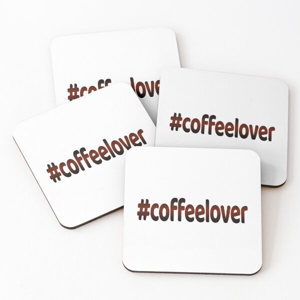 Item preview, #CoffeeLover (HashTag Coffee Lover - Funny Caffeine Quote) designed and sold by SassyClassyMe.