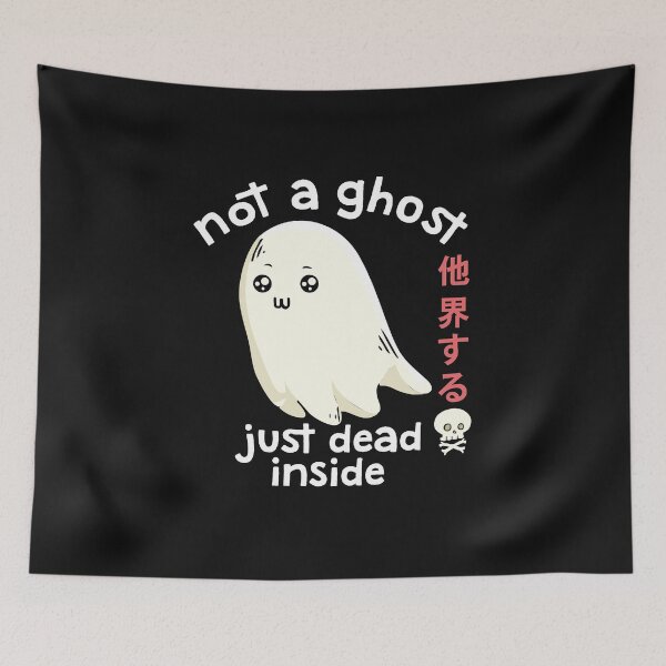 Item preview, Dead Inside Pastel Goth Ghost Creepy Kawaii designed and sold by alenaz.