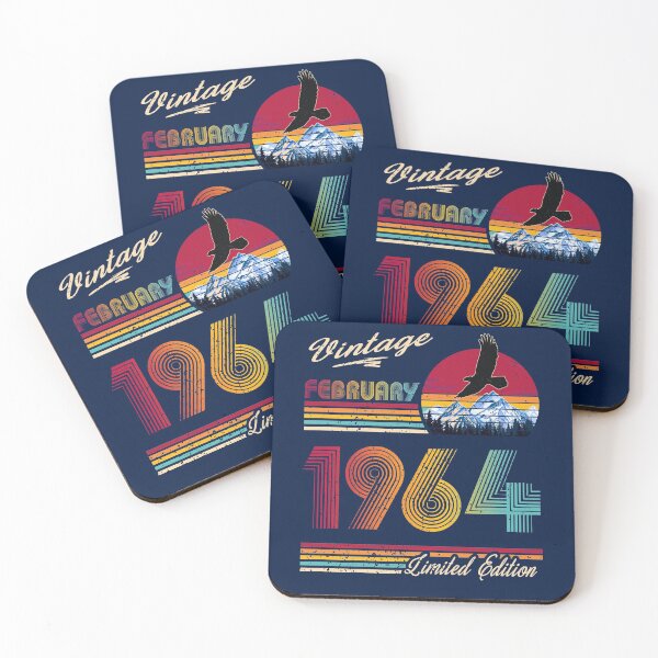 Item preview, February 1964 Birthday designed and sold by GreenSplash.
