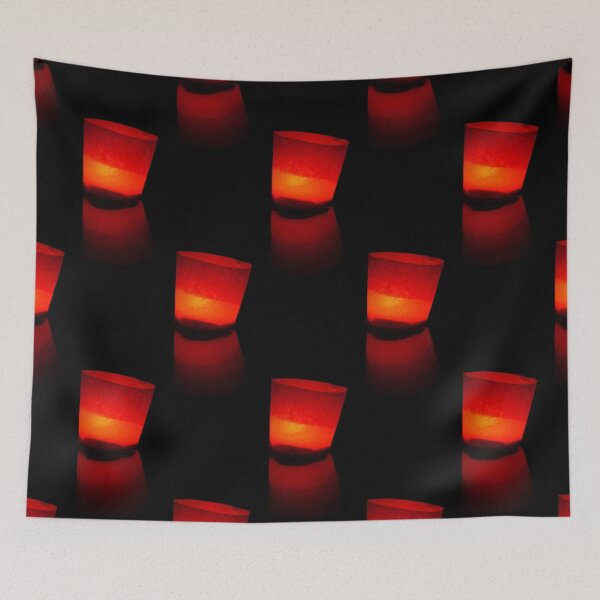 Item preview, Floating Chinese Paper Lantern Pattern designed and sold by VikingVisual.