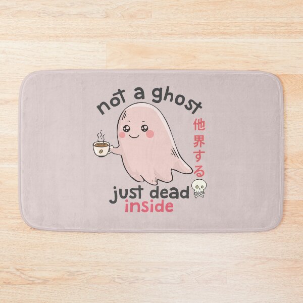 Item preview, Cute Coffee Ghost Dead Inside Pastel Goth Creepy Kawaii designed and sold by alenaz.