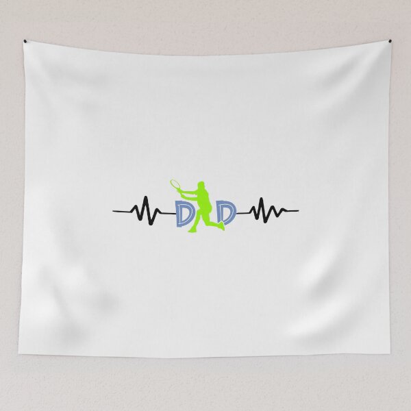 Item preview, Tennis Dad funny gift for tennis player men dads heartbeat designed and sold by hadleydesigns.