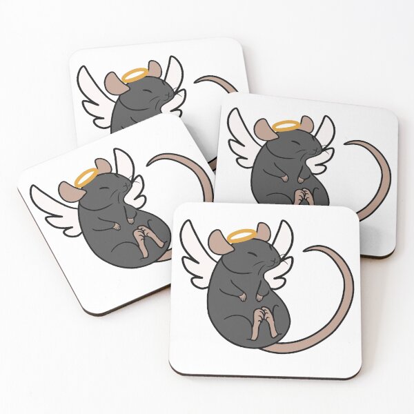 Item preview, Angel Rat - Black designed and sold by Ratfrens.