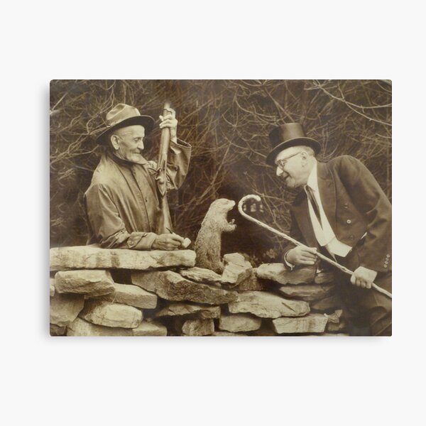 The First Groundhog Day Metal Print