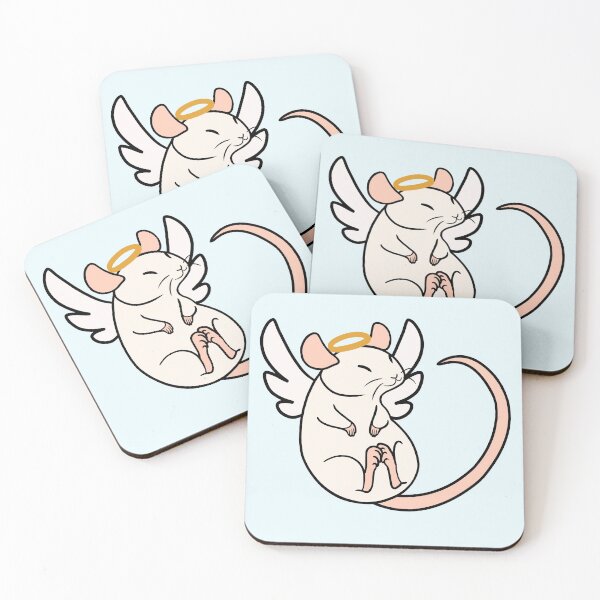 Item preview, Angel Rat - White designed and sold by Ratfrens.