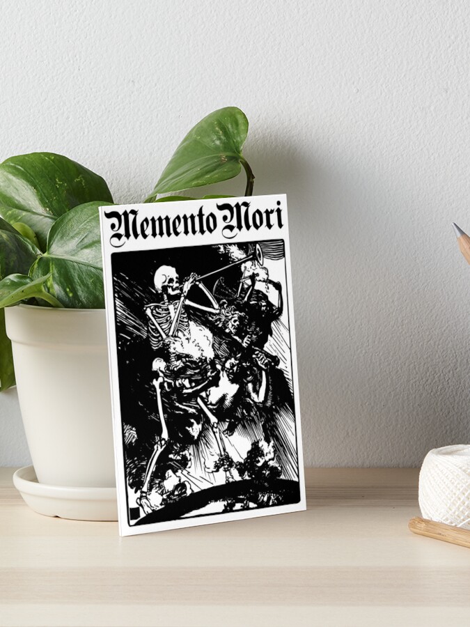 Memento Mori, Memento Vivere Art Board Print for Sale by Antrhopoid  Emporium