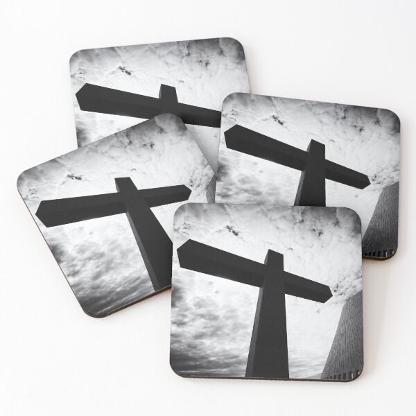 Item preview, Cross and Church black and white designed and sold by mhfoto.