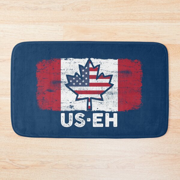 Item preview, US EH American Canadian Flag Canada Day Leaf with USA flag inside  designed and sold by alenaz.